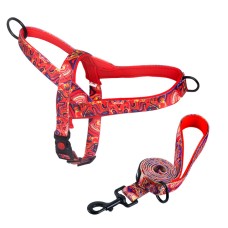 Dog Harness with Anti-Pulling Feature for Medium and Large Breeds, Lab, Golden Retriever, Dog Leash, Dog Chain