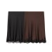 Versatile and minimalist satin lace hem straight tube half skirt