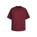Simple solid color T-shirt short sleeved top