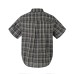 Plaid short sleeved shirt