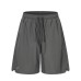 Quick drying embroidered five quarter shorts