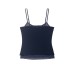 Versatile patchwork silk mesh camisole top