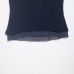 Versatile patchwork silk mesh camisole top