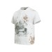 Character printed short sleeved t-shirt