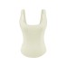 Round neck off shoulder top