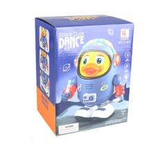 Electric Dancing Space Duck with Music and Lights Kids' Educational Toy for Babies and Children