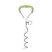 Outdoor Pet Supplies Dog Stake Chrome Plated Spiral Ground Anchor Dog Tether Factory Direct Stock