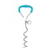 Outdoor Pet Supplies Dog Stake Chrome Plated Spiral Ground Anchor Dog Tether Factory Direct Stock