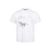 Wash and make old pony print loose men's and women's short sleeves