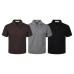 Cat's Eye Stone Shoulder Loose Knitted Polo Short Sleeve
