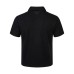 Cat's Eye Stone Shoulder Loose Knitted Polo Short Sleeve