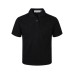 Cat's Eye Stone Shoulder Loose Knitted Polo Short Sleeve