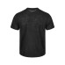 Portrait letter printed knitted short sleeved T-shirt