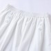 Elegant Casual Design Side Button Elastic Waist High-Waisted Slimming Loose A-Line Skirt Elegant Casual Design Side Button Elastic Waist High-Waisted Slimming Loose A-Line Skirt