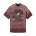 Vintage gradient portrait print loose men's and women's short sleeves