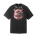 Vintage printed loose fitting men's and women's short sleeves
