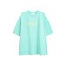 Round neck loose fitting men's and women's short sleeves
