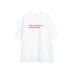 Round neck loose fitting men's and women's short sleeves