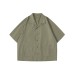 Cuban collar short sleeved loose fit