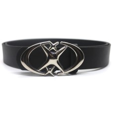 Original Design Double Crescent Moon Cross Star Buckle Belt