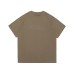 Pearl letter round neck loose men's and women's short sleeves