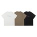 Pearl letter round neck loose men's and women's short sleeves