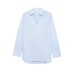Casual long sleeved lapel poplin shirt Casual long sleeved lapel poplin shirt