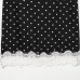 Versatile polka dot spliced straight tube skirt