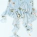 Sexy printed silk mesh short dress