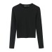 Casual slim fit and slimming long sleeved T-shirt