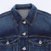 Versatile washed denim jacket