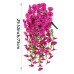 Faux Trumpet Vine Hanging Flower Decor for Garden, and Home Decoration