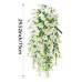Faux Trumpet Vine Hanging Flower Decor for Garden, and Home Decoration