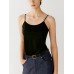 Fashionable Cotton Fitted Camisole for Women, Slimming Sleeveless Top, Wearable as Outer or Inner Layer