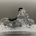 Motorcycle Whiskey Bottle High Borosilicate Glass Craft Beer Bottle Motorcycle Shape Bottle