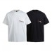 Pocket dog walking embroidered loose men's and women's short sleeves