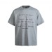 Simple letter print loose men's and women's short sleeves