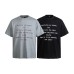 Simple letter print loose men's and women's short sleeves