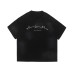 Dirty washing making old letters round neck loose short sleeves