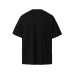 Paper airplane print round neck loose short sleeved men