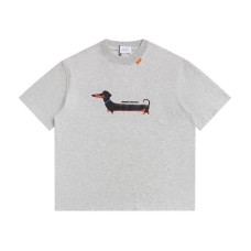 Sausage Dog Printed Loose Men's and Women's Short Sleeves T