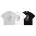 Dog print loose men's and women's short sleeves
