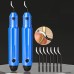 Rotating scraper deburring inner hole chamfering knife