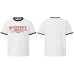 Color blocking printed short sleeved T-shirt Color blocking printed short sleeved T-shirt