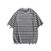 Stripe contrasting short T