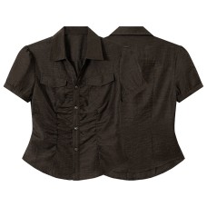 V-neck short sleeved shirt