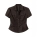 V-neck short sleeved shirt