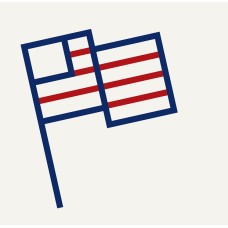 Minimalist American Line Art Tumbler