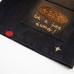 Cartoon embroidery workwear denim shorts