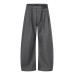 Solid color loose wide leg pants